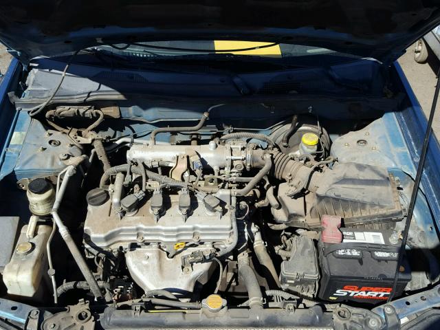 3N1CB51D64L910575 - 2004 NISSAN SENTRA 1.8 BLUE photo 7