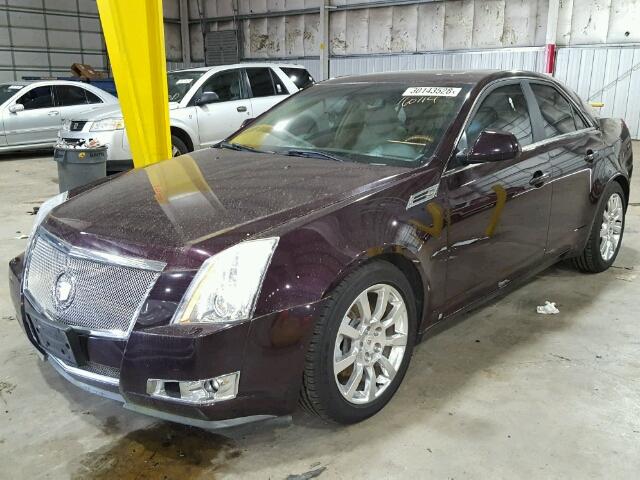 1G6DT57V290160114 - 2009 CADILLAC CTS HI FEA PURPLE photo 2