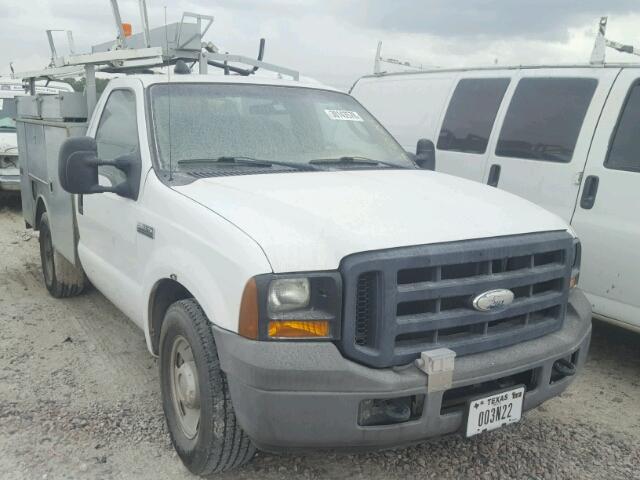 1FDSF30516EB36391 - 2006 FORD F350 SRW S WHITE photo 1