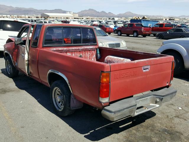 1N6SD16S4MC389724 - 1991 NISSAN TRUCK KING RED photo 3