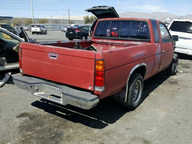 1N6SD16S4MC389724 - 1991 NISSAN TRUCK KING RED photo 4