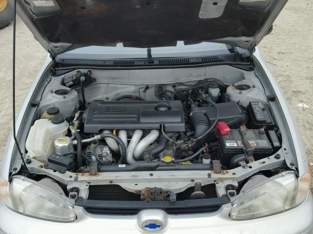1Y1SK5286YZ434980 - 2000 CHEVROLET GEO PRIZM 银色 照片 7