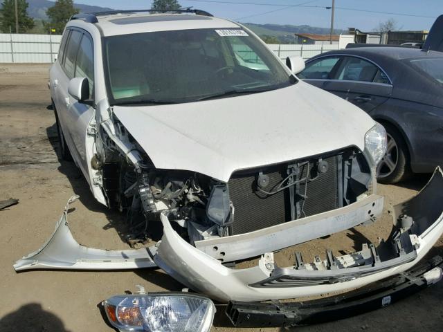 5TDJK3EH4AS031474 - 2010 TOYOTA HIGHLANDER WHITE photo 1