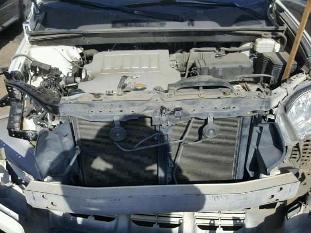 5TDJK3EH4AS031474 - 2010 TOYOTA HIGHLANDER WHITE photo 7