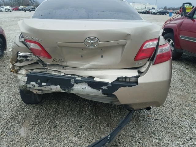 4T1BE46K89U836828 - 2009 TOYOTA CAMRY BASE TAN photo 9