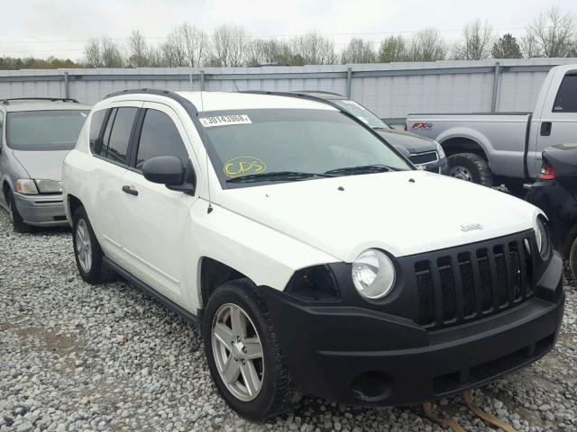 1J4FT47A69D124927 - 2009 JEEP COMPASS SP WHITE photo 1