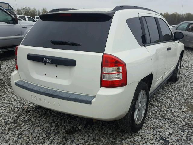 1J4FT47A69D124927 - 2009 JEEP COMPASS SP WHITE photo 4