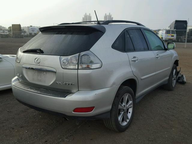 JTJHW31U660039721 - 2006 LEXUS RX 400 SILVER photo 4