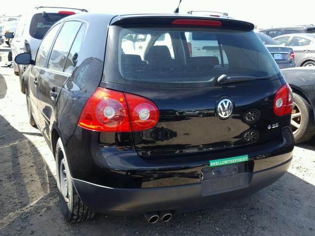 WVWDA71K38W084606 - 2008 VOLKSWAGEN RABBIT BLACK photo 3