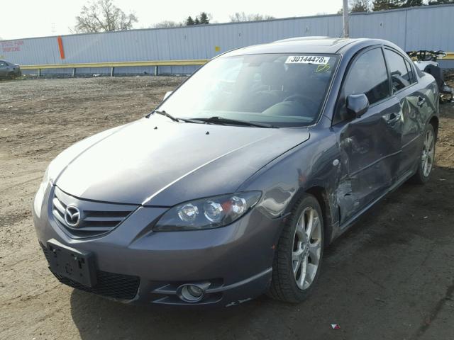 JM1BK323481789898 - 2008 MAZDA 3 S BLUE photo 2