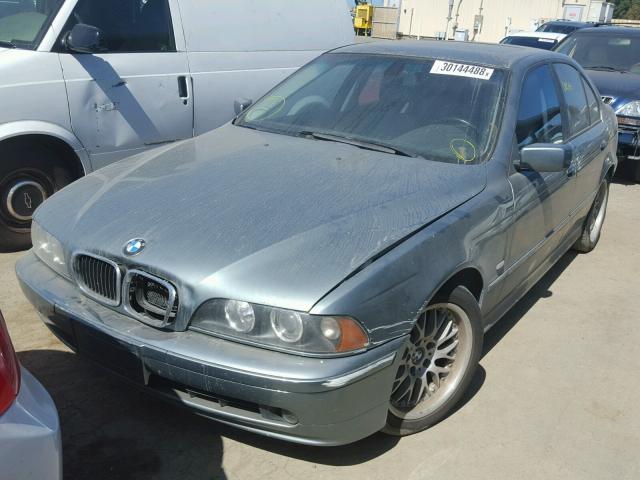 WBADT63493CK28539 - 2003 BMW 530 I AUTO BLUE photo 2