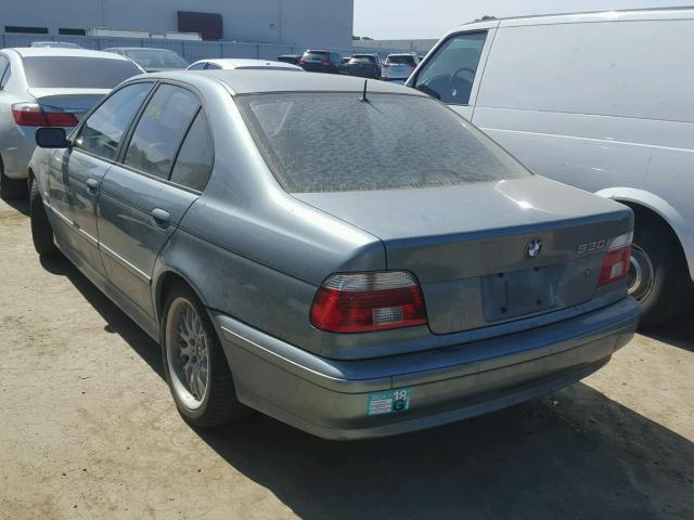 WBADT63493CK28539 - 2003 BMW 530 I AUTO BLUE photo 3