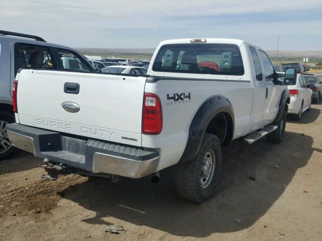 1FT7X2B67BEC57413 - 2011 FORD F250 SUPER WHITE photo 4