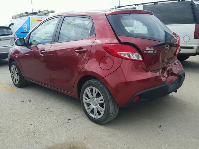JM1DE1KZ5E0183553 - 2014 MAZDA MAZDA2 SPO 红色 照片 3