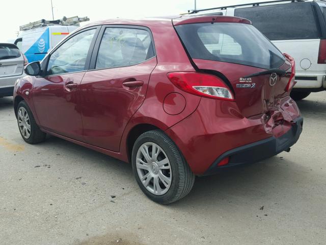 JM1DE1KZ5E0183553 - 2014 MAZDA MAZDA2 SPO RED photo 3