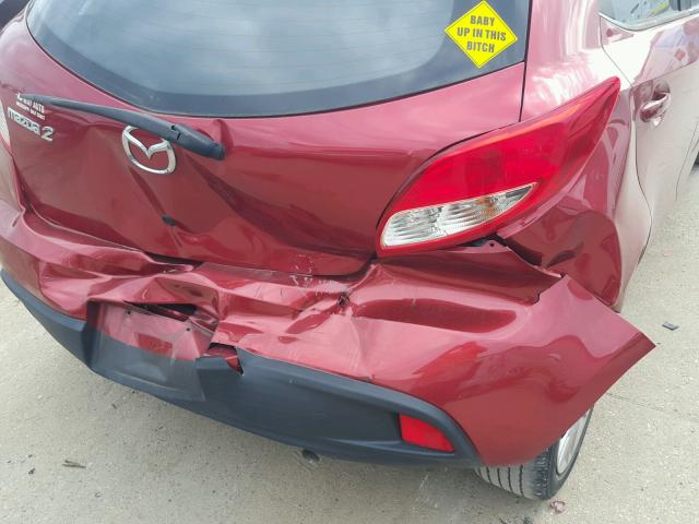 JM1DE1KZ5E0183553 - 2014 MAZDA MAZDA2 SPO 红色 照片 9
