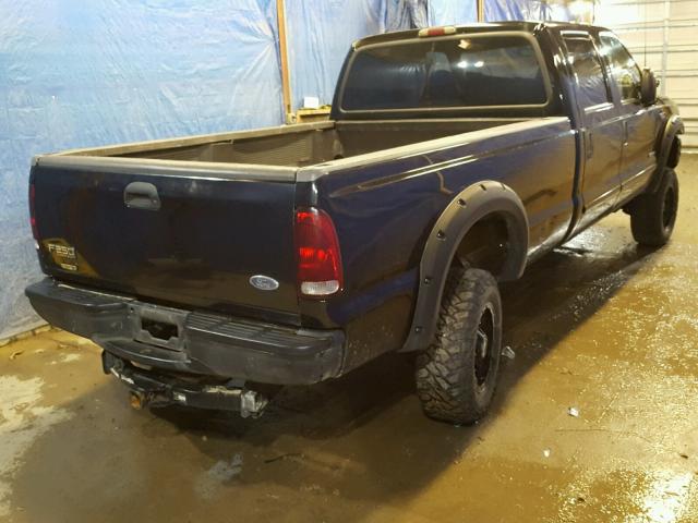 3FTNW21F21MA04746 - 2001 FORD F250 SUPER BLACK photo 4