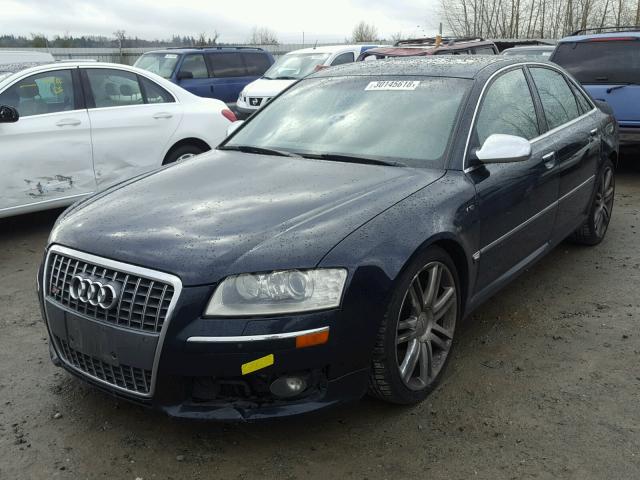 WAUPN44E47N014491 - 2007 AUDI S8 QUATTRO BLUE photo 2