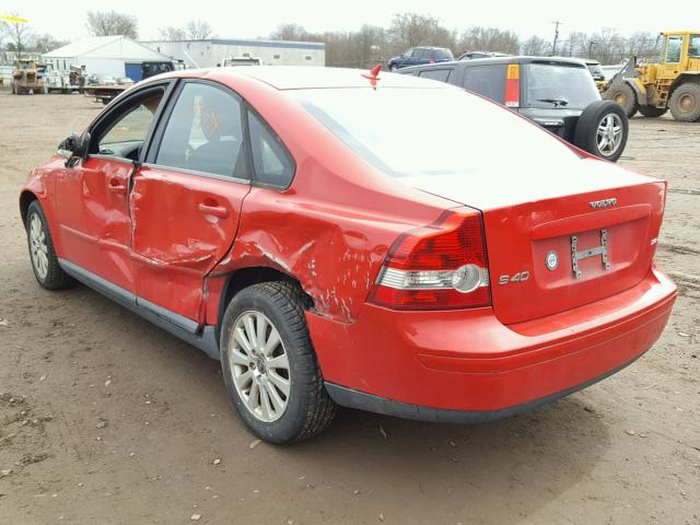 YV1MS382142023925 - 2004 VOLVO S40 2.4I RED photo 3