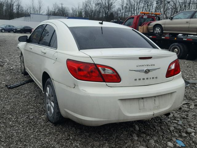 1C3LC46B99N517712 - 2009 CHRYSLER SEBRING LX WHITE photo 3