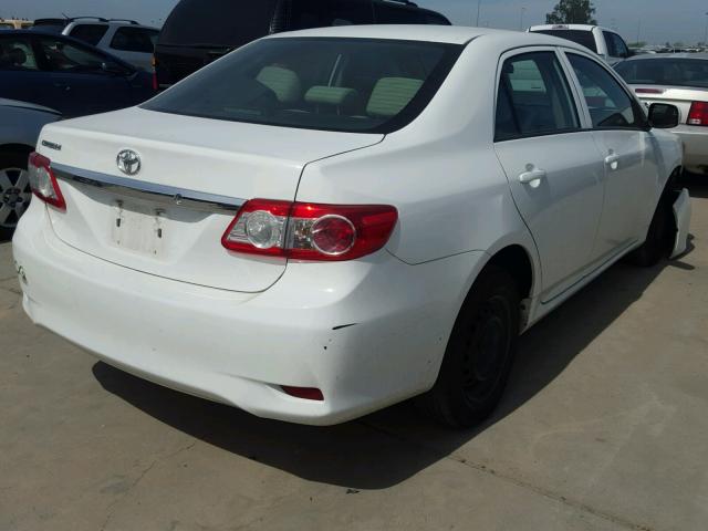 5YFBU4EE4CP039161 - 2012 TOYOTA COROLLA BA WHITE photo 4