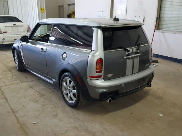 WMWMM3C53ATP76456 - 2010 MINI COOPER S C GRAY photo 3