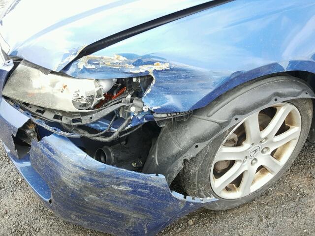 JH4CL96814C032920 - 2004 ACURA TSX BLUE photo 9