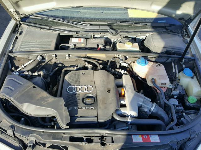 WAUJC68E64A174800 - 2004 AUDI A4 1.8T BEIGE photo 7