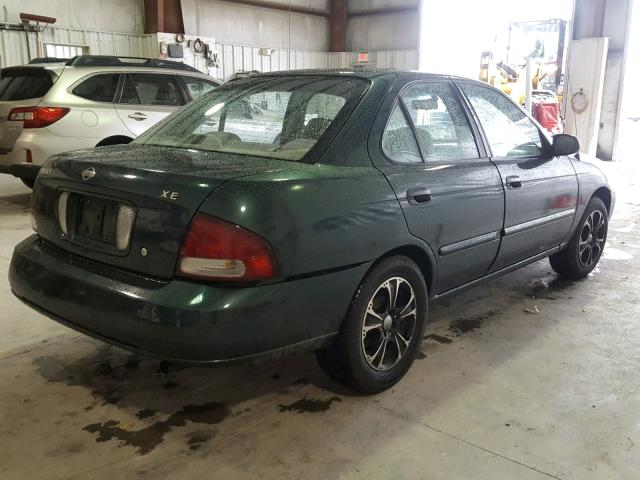 3N1CB51D81L513851 - 2001 NISSAN SENTRA XE GREEN photo 4