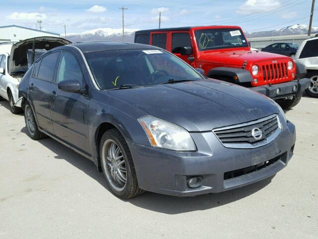 1N4BA41E27C838567 - 2007 NISSAN MAXIMA SE CHARCOAL photo 1