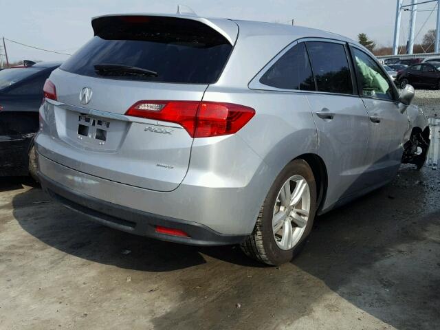 5J8TB4H51DL020326 - 2013 ACURA RDX TECHNO SILVER photo 4