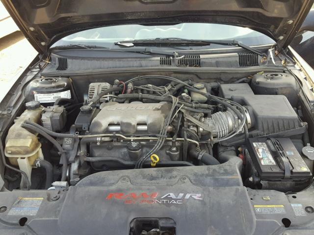 1G2NV12E23C246268 - 2003 PONTIAC GRAND AM G BLACK photo 7