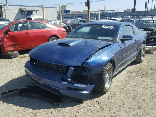 1ZVFT80N775196427 - 2007 FORD MUSTANG BLACK photo 2
