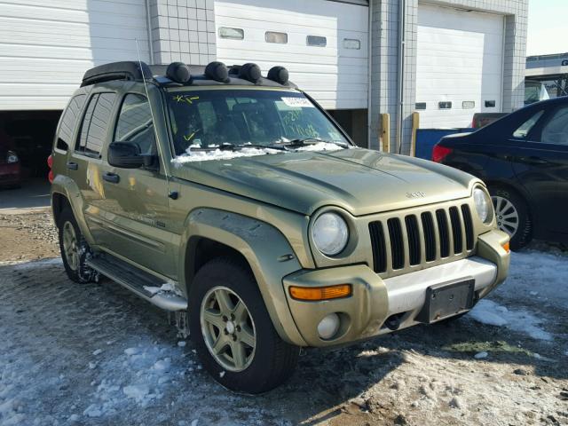 1J4GL38K33W546137 - 2003 JEEP LIBERTY RE GREEN photo 1