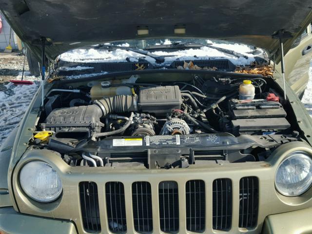 1J4GL38K33W546137 - 2003 JEEP LIBERTY RE GREEN photo 7