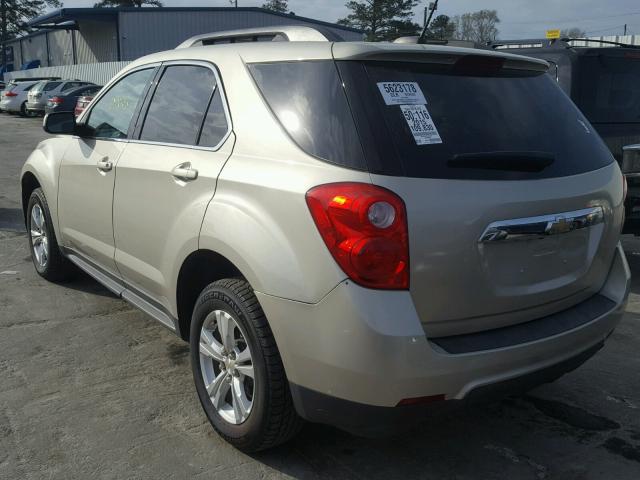 2GNALBEK2F6271425 - 2015 CHEVROLET EQUINOX LT GOLD photo 3