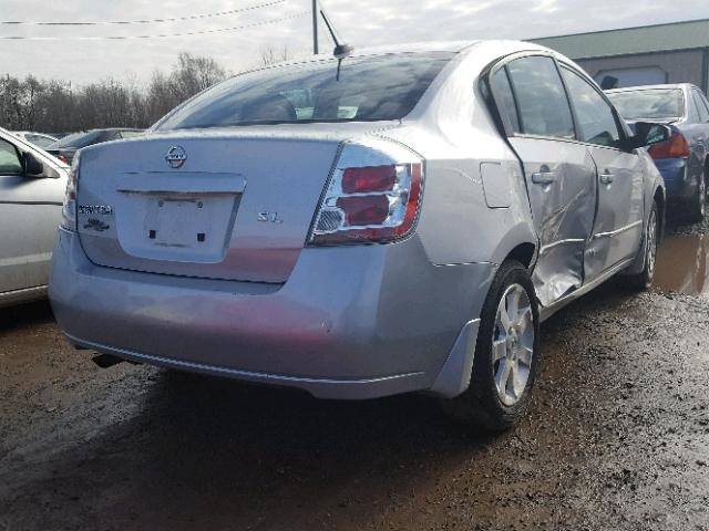 3N1AB61E68L633745 - 2008 NISSAN SENTRA 2.0 SILVER photo 4