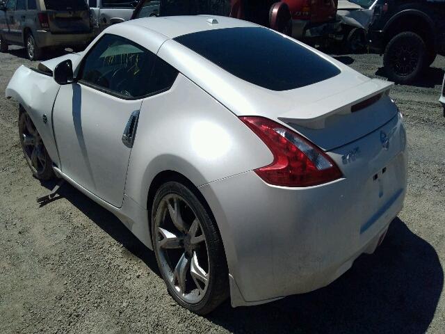 JN1AZ44E99M407721 - 2009 NISSAN 370Z WHITE photo 3