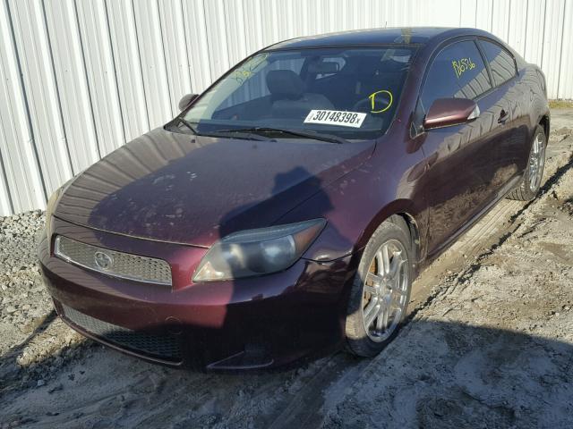 JTKDE167960126467 - 2006 TOYOTA SCION TC PURPLE photo 2