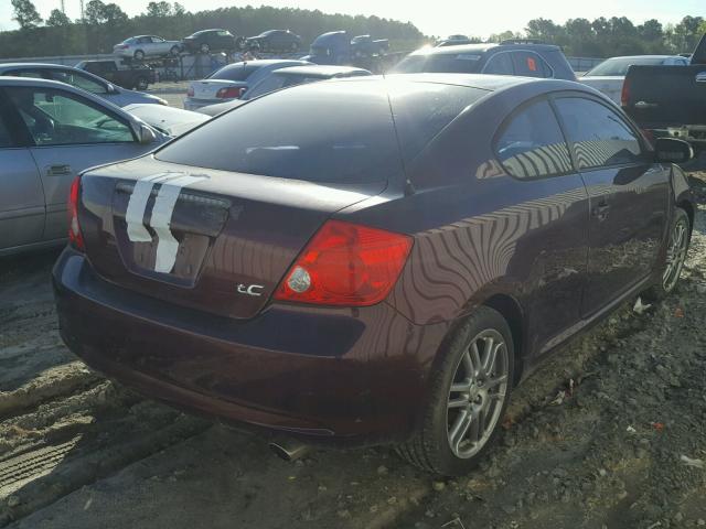 JTKDE167960126467 - 2006 TOYOTA SCION TC 紫色 照片 4