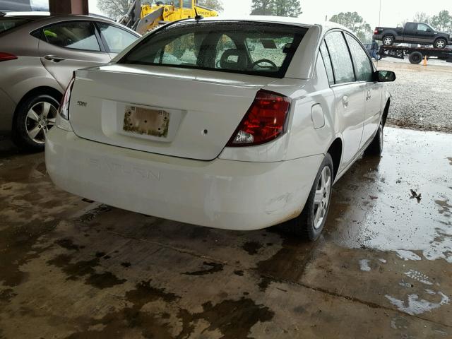 1G8AJ55F37Z210376 - 2007 SATURN ION LEVEL WHITE photo 4