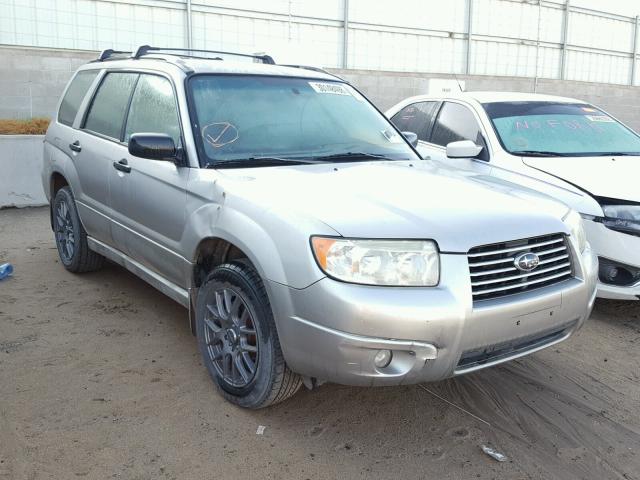 JF1SG63676H703120 - 2006 SUBARU FORESTER 2 SILVER photo 1