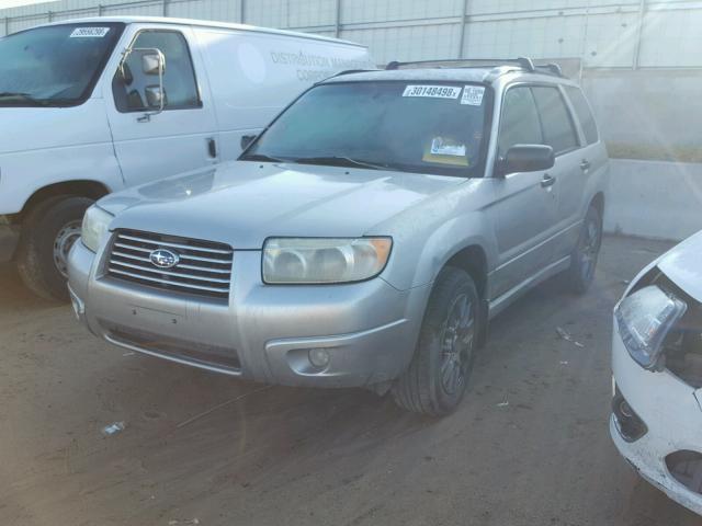 JF1SG63676H703120 - 2006 SUBARU FORESTER 2 SILVER photo 2