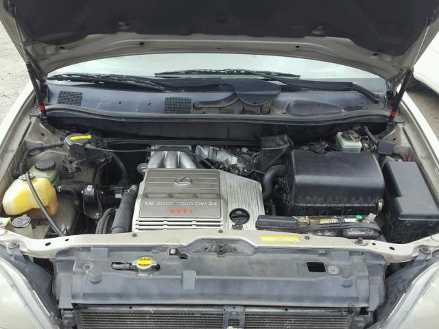 JT6HF10U5Y0106635 - 2000 LEXUS RX 300 TAN photo 7