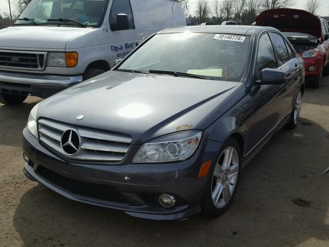 WDDGF5EB8AR130258 - 2010 MERCEDES-BENZ C 300 GRAY photo 2