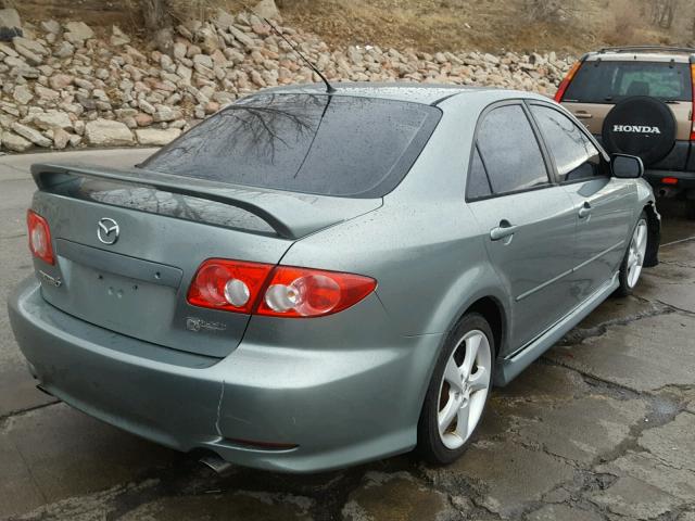 1YVHP80C355M41407 - 2005 MAZDA 6 I GREEN photo 4