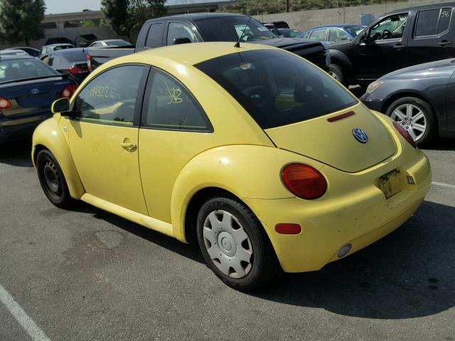 3VWCC21C2XM441075 - 1999 VOLKSWAGEN NEW BEETLE 黄色 照片 3