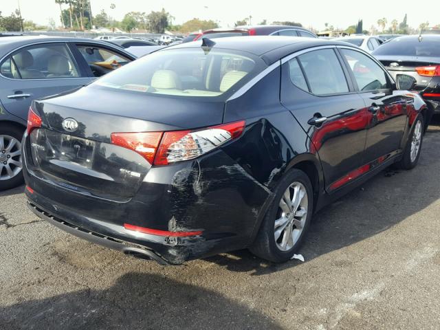 5XXGN4A72DG160338 - 2013 KIA OPTIMA EX BLACK photo 4