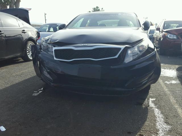 5XXGN4A72DG160338 - 2013 KIA OPTIMA EX BLACK photo 9