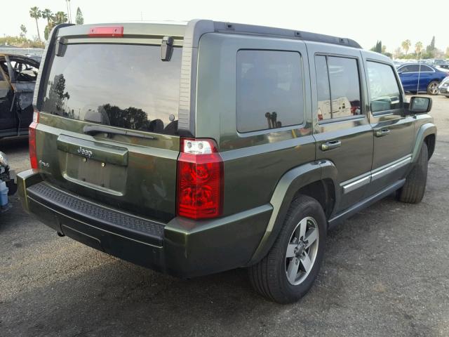1J8HG48K76C297439 - 2006 JEEP COMMANDER GREEN photo 4